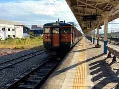 柏崎駅で1枚。