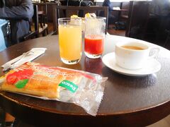 JALのサクララウンジで朝食を！