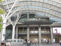 　９：５５　ＪＲ博多駅。これから佐賀県鹿島市にある重伝建に向かいます。