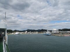 宇野港が見えてきました。