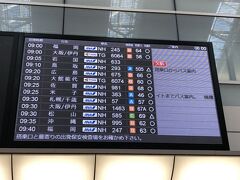 ANA293便で鳥取まで行きます。
eチケットお客様控に保安検査場は２０分前までに通過すればいいとかいてあるので羽田空港には１時間前に着きました。
この便はバスターミナルへ行ってそこから機体まで移動するのですが、別の行先に行く修学旅行生がお行儀よく待っていました。
コロナ禍で多くの我慢を強いられているでしょうから、修学旅行に行けるようになってよかったなと思いました。