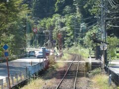 2021.10.03　関ゆき普通列車車内
最初の駅は白山長滝。