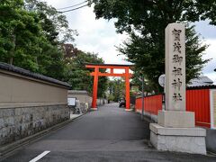 12:09
約５分程で下鴨神社の鳥居に到着♪