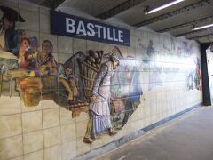  地下鉄1号線に乗ってバステイーユへ！