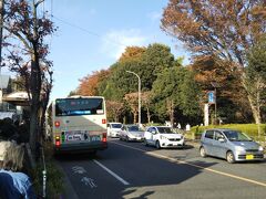 最寄りのバス停「小金井公園西口」に到着☆

なかなか混雑していて、びっくりです☆
しかも年寄りばかりが。笑