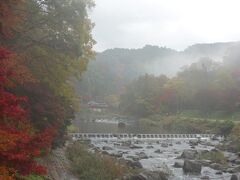 最後に香嵐渓の中で一番上流に架かる「香嵐橋」へ。