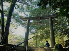 高城神社の鳥居をくぐると…