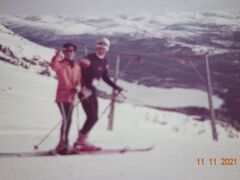 1974年83月28日の　
ノルウエー　VOSSボス　スキー場にて。