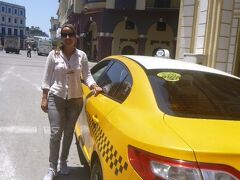 ハバナ空港から女性ドライバーのタクシーで
Gran Caribe Hotel Plazaへ直行しました！