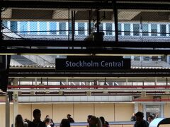 ストックホルム中央駅に到着です。