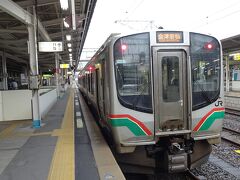 東北本線が途中遅延したため、予定していた磐越西線に乗れないかもと心配しましたが、到着を待って発車するとの車内放送があり安心しました。