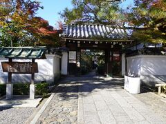 今回妙心寺に来たのは、退蔵院にある庭園の紅葉を見たいと思ったからです。