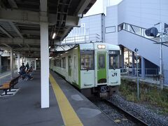 飯山駅から飯山線で新潟方面へ