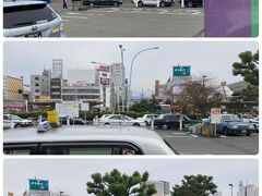 ホッとして［JR松山駅前］

「みかんトラム」でいったん部屋に戻ります～腹減った！