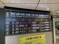 日本帰国時の隔離期間が長いため海外は断念。関東在住者向けの格安料金が設定された宿泊プランがあったので、東北ではまだ未開の地だった福島県磐梯山温泉にホテルを予約し会津若松へ。
東京駅 6:40 の新幹線に乗るため、朝も暗いうちに家を出ることに。
