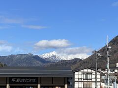 平湯バスターミナルからの奥飛騨方面の山々