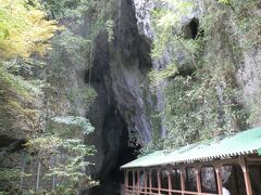 　秋芳洞の出口です。凄い水量の水が流れ、迫力を感じました。