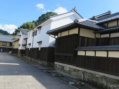 次に白壁の土蔵などが軒を連ねるおはなはん通りへ。

この通りは、東京ラブストーリーでも
使われたらしいです。

用水路に鯉が泳いでいました。