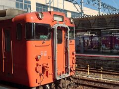 広島に戻ります。この電車じゃないけど