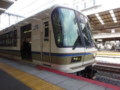 京都からJR奈良線の快速に乗車。