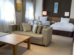 宿泊したホテル。デラックスツインです！広いです！