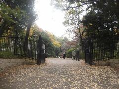 旧渋沢庭園入口の門