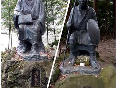 立石寺 芭蕉と曽良の像