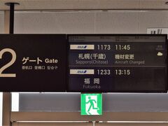 1日目です。

出発は小松空港から。NH1173　新千歳行き、シップはボーイング737-800です。5分ほど遅れて小松空港を出発しました。

