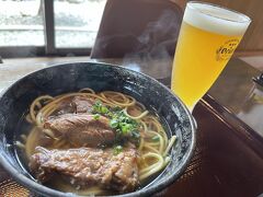 そばとビール。