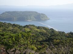 魚見岳からの眺望（だいたい２時間後くらい）
だいぶ潮が満ちてきていました
もう歩くのは難しそうです。