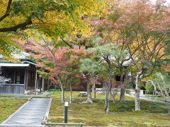 北鎌倉　長寿寺　境内の様子（門の外から）

こちらは手入れの行き届いた庭ですが、一般開放される日が限られていてなかなか入れません。
この日も閉門されていました。