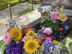 せっかくここまで来たのですから、花手水で有名な勝林寺へ。
智積院から歩いて10分ほどでした。

こちらも「そうだ 京都、行こう。」の花玉手水開催のお寺です。


夏らしくひまわりや紫陽花で飾られています。

★毘沙門堂 勝林寺
https://shourin-ji.org/