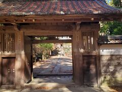 帰り道にあった、毘沙門天像にひかれて
香積寺に寄りました