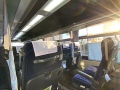 ★7：50
立川発の高速バスに乗車し、一路長野へ。元旦だったからか乗客は他にカップルしか乗っていませんでした。