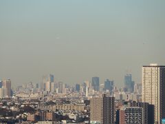 画像の右端に東京タワー。
六本木ヒルズ上空に、羽田に向けて降下中の飛行機。