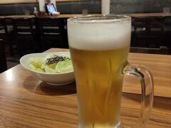 新橋でビール飲みました。