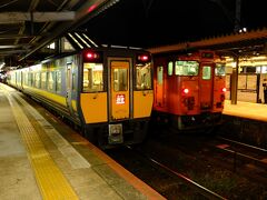 １８：３５、新山口着。
鳥取を出発してから５時間、長かったけど良い車窓にまた出会いました。