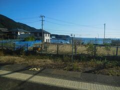 江住駅。ここも海に近い立地です。いつか降りてみたいなあ