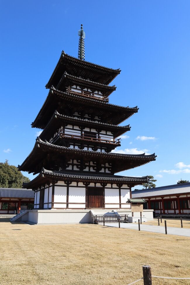 関西ひとり旅②～奈良編前半（法隆寺、薬師寺、唐招提寺、登大路