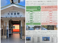大多喜城の見学を終えて大多喜駅へ戻りました。これから養老渓谷の観光に今回はタクシーを利用します。