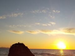 稲佐の浜の夕陽