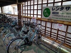 七尾駅に着きました。
レンタサイクルを借りるのは2回目です、
自転車はリニューアルしたそうです。