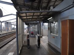 　行橋駅ホームの大分寄りに平成筑豊鉄道田川線連絡口があります。