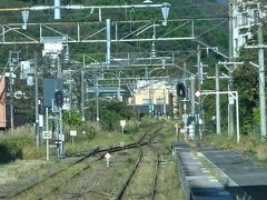 磐梯熱海駅に到着

