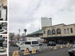 国技館通りの力士像