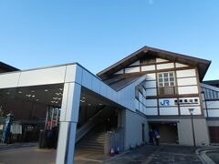 京都駅からJRで嵐山到着。
快速電車に乗ってる時間は1０分ちょいくらい。


