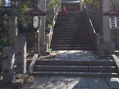 西向天神社へきました。朝から参拝客がいました。