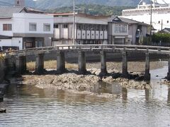 この石橋、祇園橋が見たかったのです。

渡ることはできませんので、こうして眺めます。