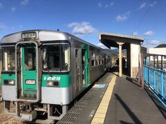 終点の阿波海南駅到着。2時間余のローカル線旅でした。