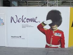 ロンドン ヒースロー空港 (LHR)のWelcom看板